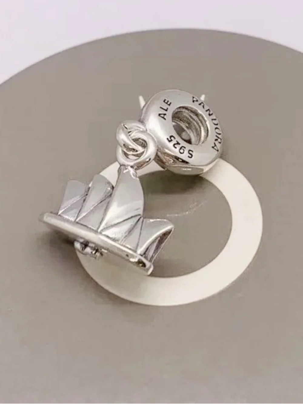 Pandora Silver Crown Dangle Charm - Polished Sterling